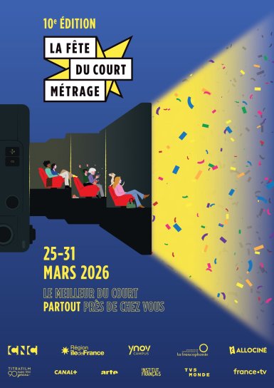 affiche F&ecirc;te du court m&eacute;trage